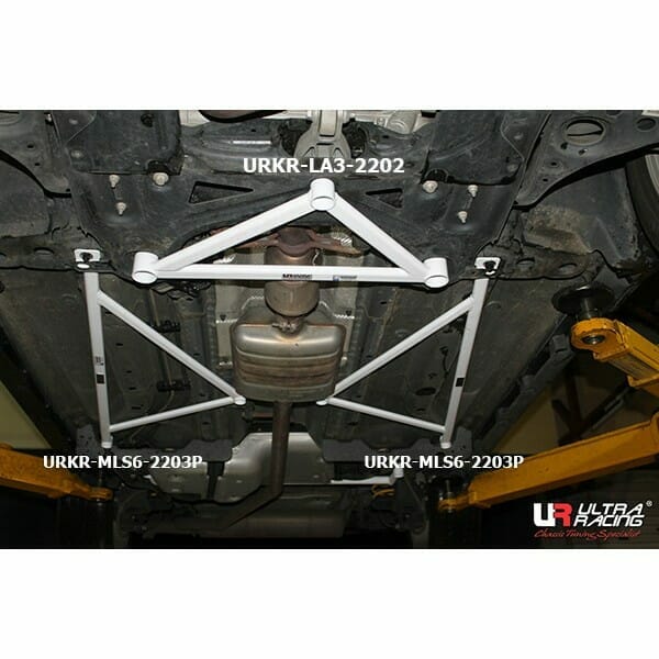 Ultra Racing 6-Point Mid Lower Brace (URKR-MS6-2203P)