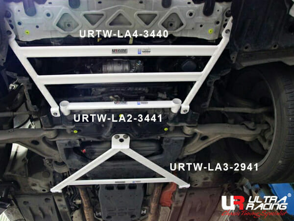 Ultra Racing 2-Point Front Lower Brace (URTW-LA2-3441)