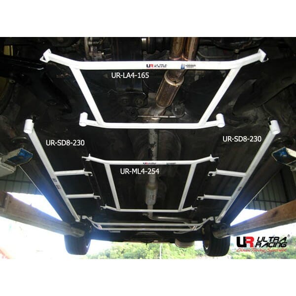 Ultra Racing 4-Point Mid Lower Brace (UR-ML4-254(B))